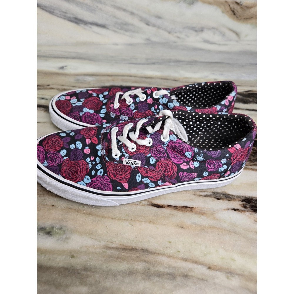 VANS DOHENY ROMANTIC‎ FLORAL Skate shoes sneakers women 10 Roses - Picture 5 of 9